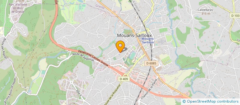 localisation de l'entreprise JL INVEST  MOUANS-SARTOUX