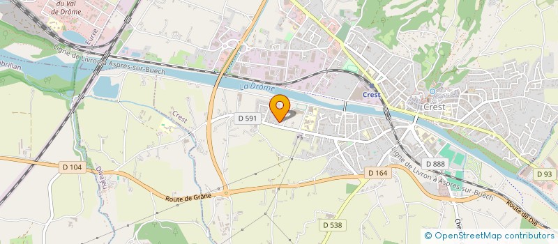 localisation de l'entreprise JL INVESTISSEMENT  CREST