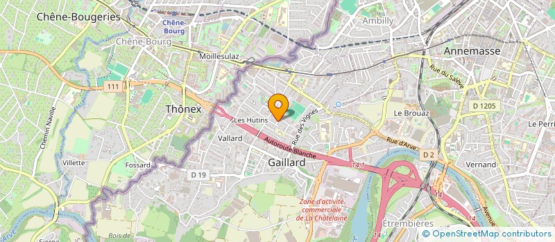 localisation de l'entreprise JL INVESTISSEMENTS IMMOBILIERS à GAILLARD