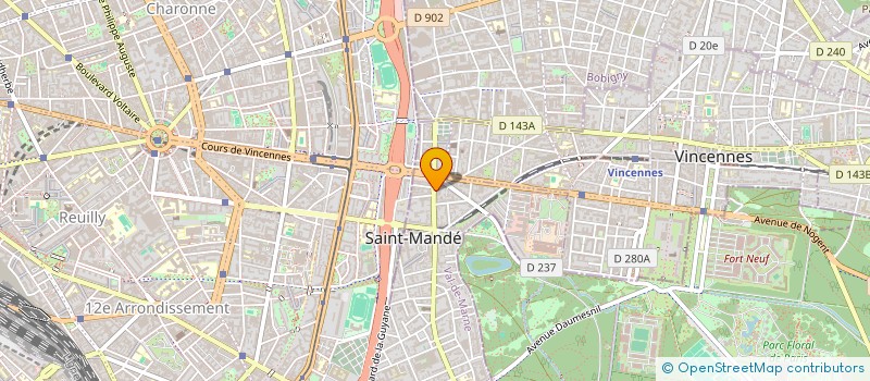 localisation de l'entreprise JL ISO à SAINT-MANDE