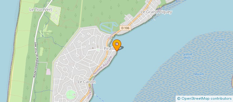 localisation de l'entreprise JL LOCATION à LEGE-CAP-FERRET