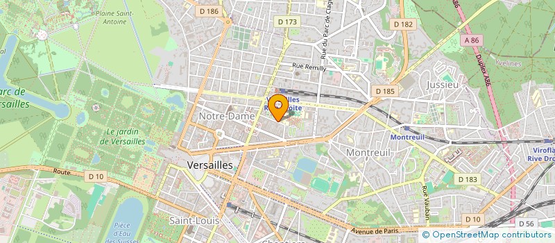 localisation de l'entreprise JL MARTINS CONSULTING à VERSAILLES