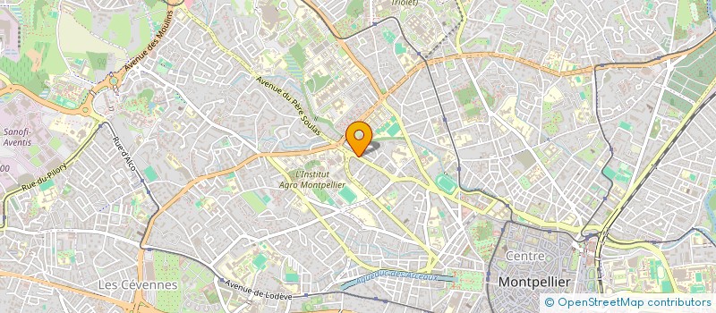 localisation de l'entreprise JL MC 1 à MONTPELLIER