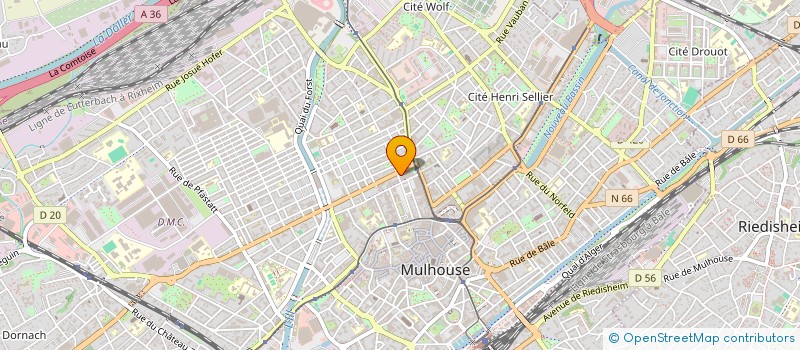 localisation de l'entreprise JL MEDIA PRO à MULHOUSE