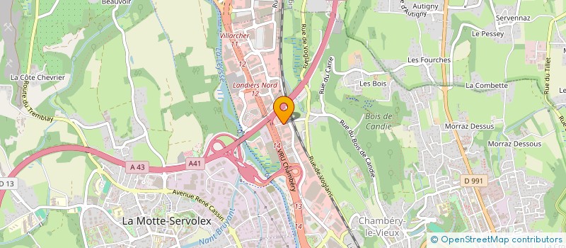 localisation de l'entreprise JL MENAGER à CHAMBERY