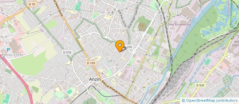 localisation de l'entreprise JL MUSY à ANZIN