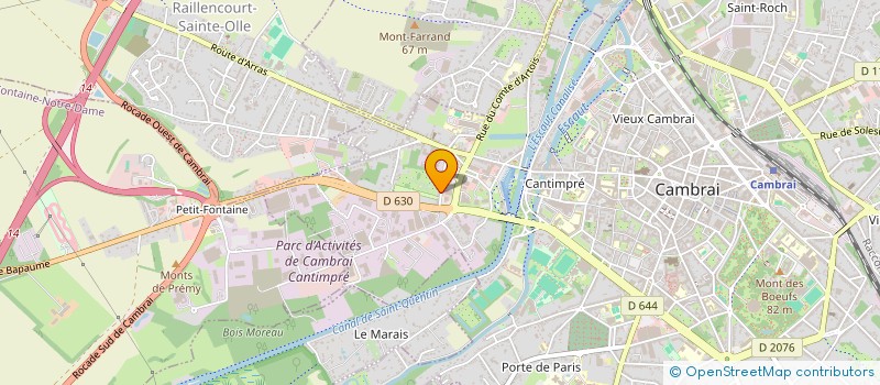 localisation de l'entreprise JL NEGOCE  CAMBRAI