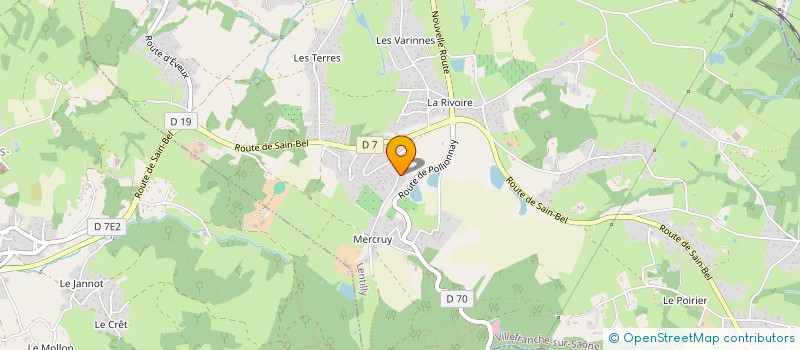 localisation de l'entreprise JL NEGOCE INDUSTRIE  LENTILLY