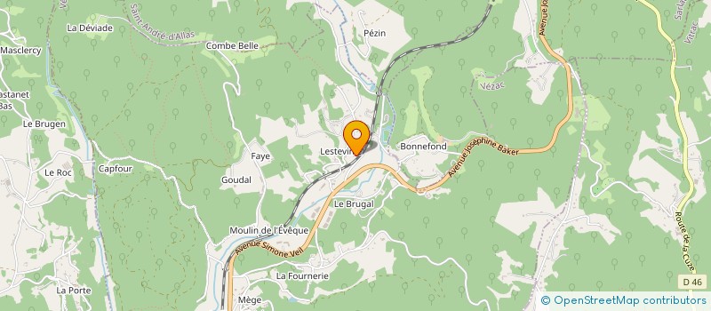 localisation de l'entreprise JL NET 24 à VEZAC