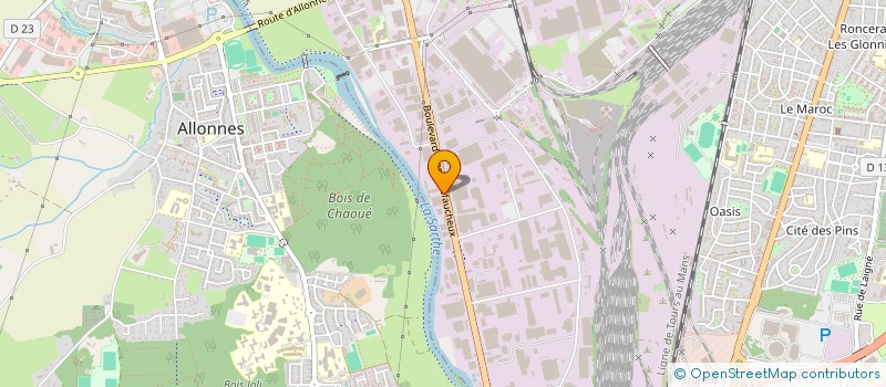 localisation de l'entreprise JL OUEST à LE MANS