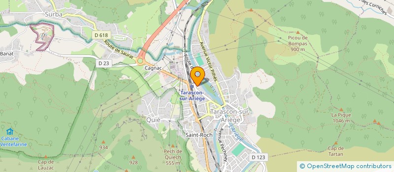 localisation de l'entreprise JL PHARMA à TARASCON-SUR-ARIEGE