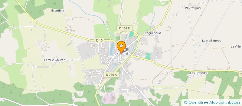 localisation de l'entreprise JL PLAQUISTE à SERENT