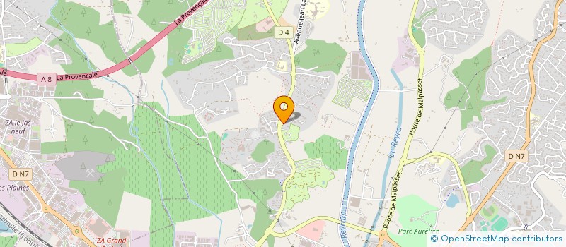 localisation de l'entreprise JL PNEUS SERVICES à FREJUS