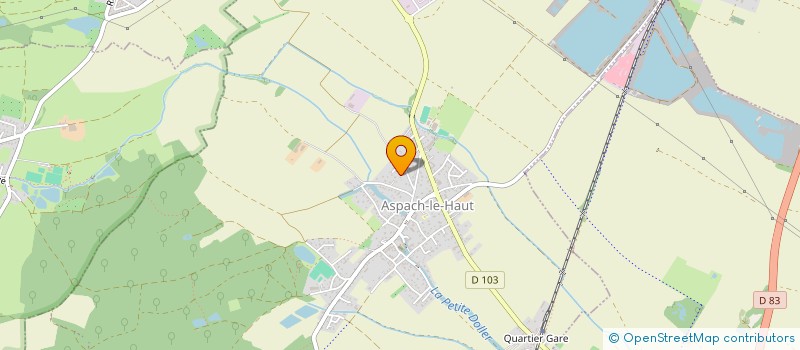 localisation de l'entreprise JL POP  ASPACH-MICHELBACH