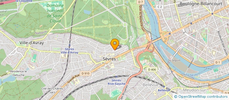 localisation de l'entreprise JL RENY à SEVRES