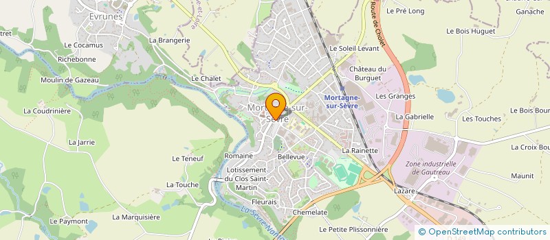 localisation de l'entreprise JL RESTAURATION à MORTAGNE-SUR-SEVRE