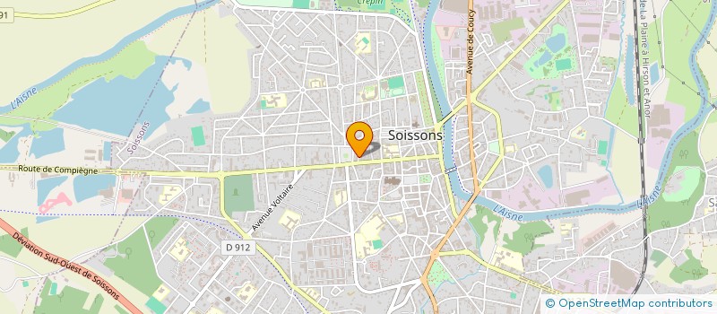 localisation de l'entreprise JL SAGER - ALLO PLOMBIER à SOISSONS