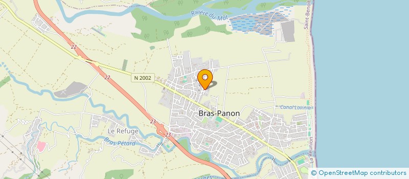localisation de l'entreprise JL - SCL QUALITE ILE DE LA REUNION à BRAS-PANON