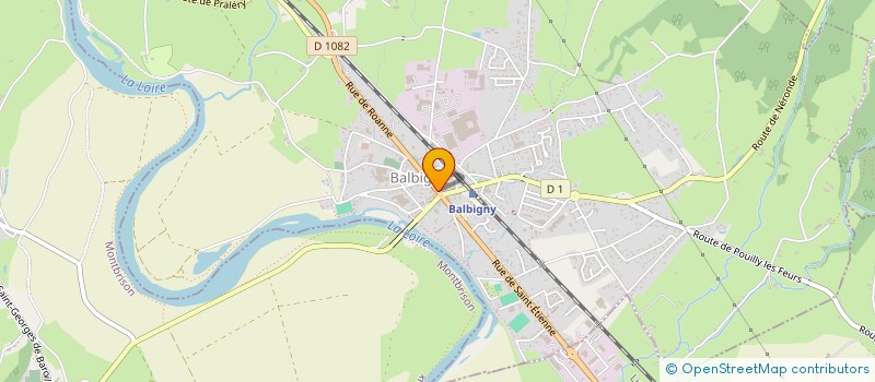 localisation de l'entreprise JL SERRURERIE 42  BALBIGNY