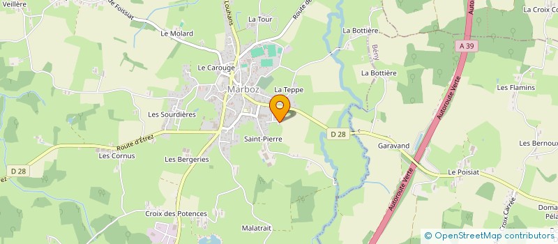 localisation de l'entreprise JL SERVICE TRAITEUR  MARBOZ