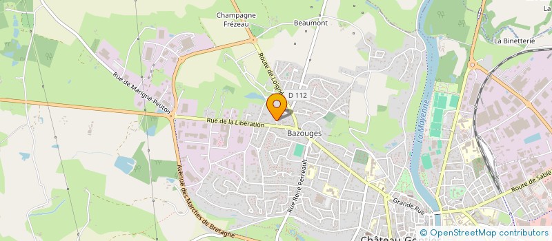 localisation de l'entreprise JL SERVICES à CHATEAU-GONTIER-SUR-MAYENNE