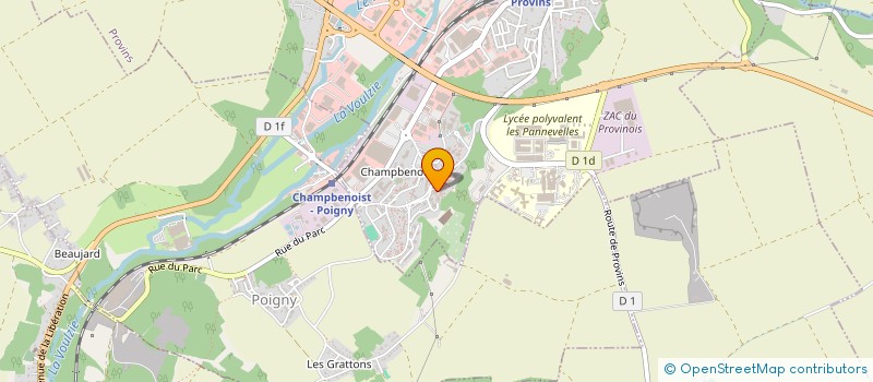 localisation de l'entreprise JL SERVICES BTP  DEPANNAGE ET RENOVATION  PROVINS