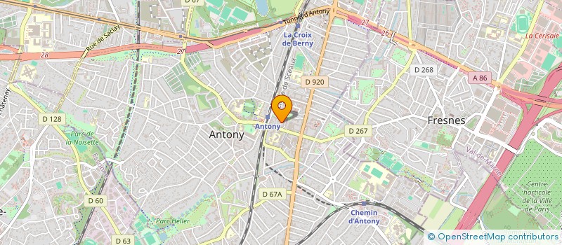 localisation de l'entreprise JL TAXI à ANTONY