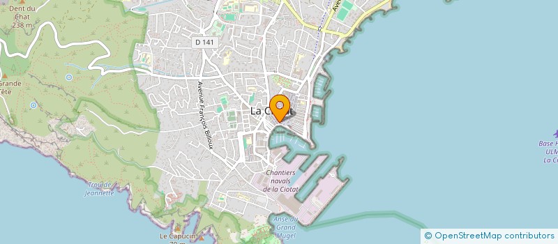 localisation de l'entreprise JL TIXIER  LA CIOTAT