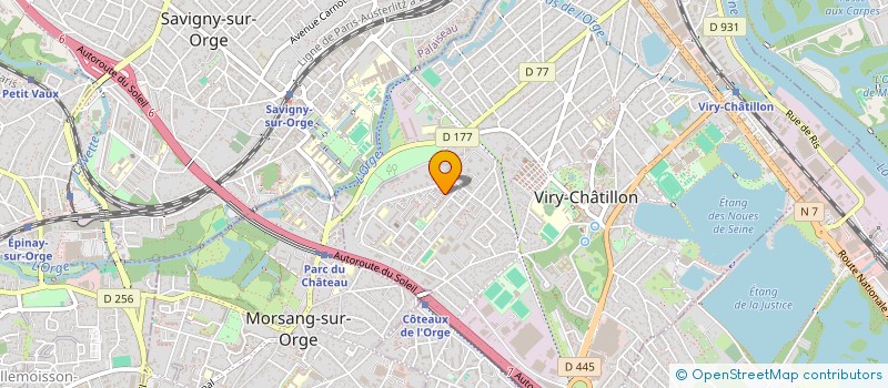 localisation de l'entreprise JL TRANSPORT à VIRY-CHATILLON