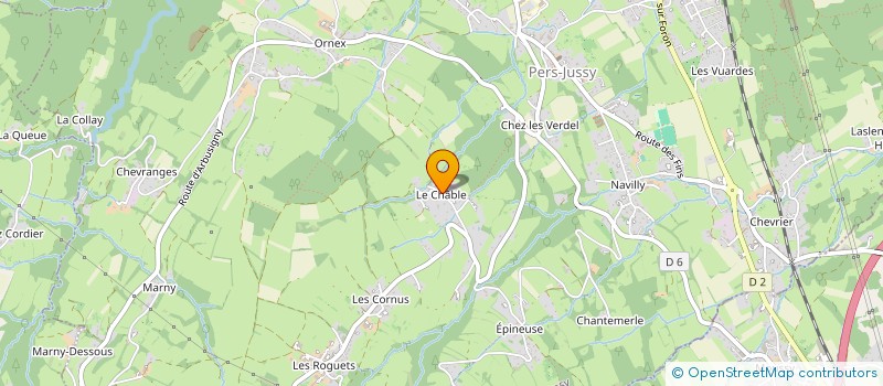 localisation de l'entreprise JL TRANSPORTS  PERS-JUSSY