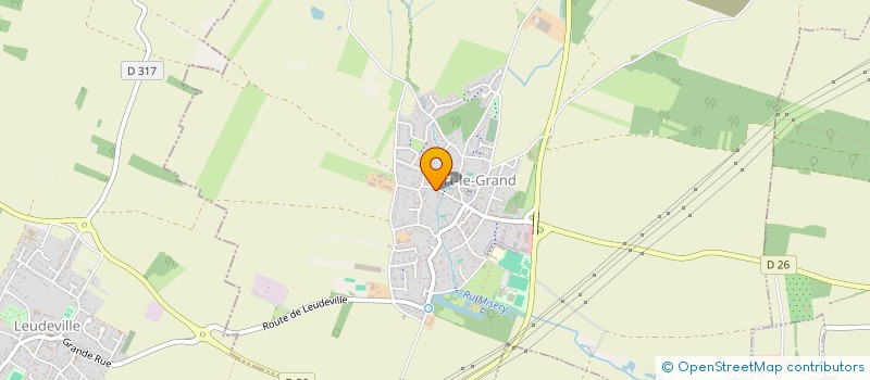 localisation de l'entreprise JL & V  VERT-LE-GRAND