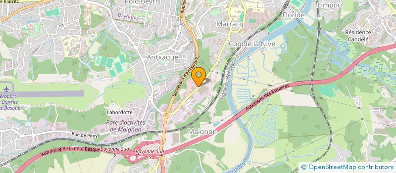 localisation de l'entreprise JL-VET  ANGLET