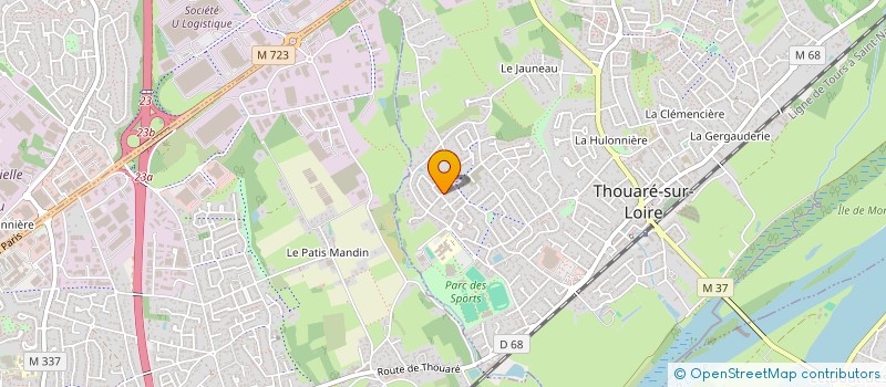 localisation de l'entreprise JL VTC  THOUARE-SUR-LOIRE