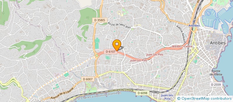 localisation de l'entreprise JL06  ANTIBES