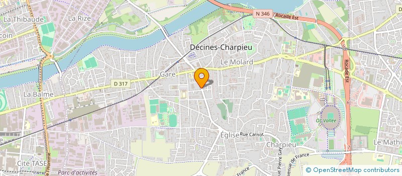 localisation de l'entreprise JL2A CAPITAL  DECINES-CHARPIEU