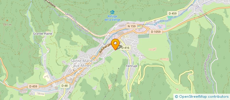 localisation de l'entreprise JL2G  SAINTE-MARIE-AUX-MINES