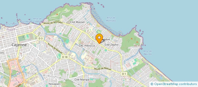 localisation de l'entreprise JL2K  CAYENNE