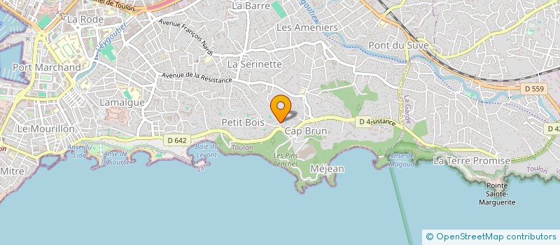 localisation de l'entreprise JL2M  TOULON