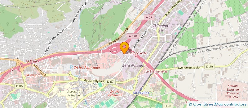 localisation de l'entreprise JL2R à LA GARDE