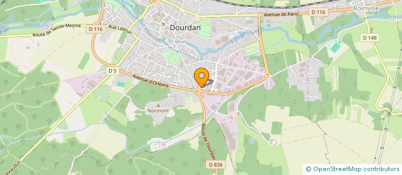 localisation de l'entreprise JLA  DOURDAN