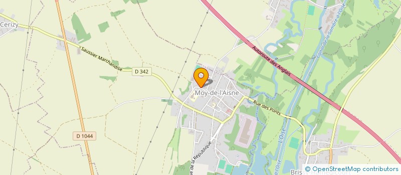 localisation de l'entreprise JLA à MOY-DE-L'AISNE