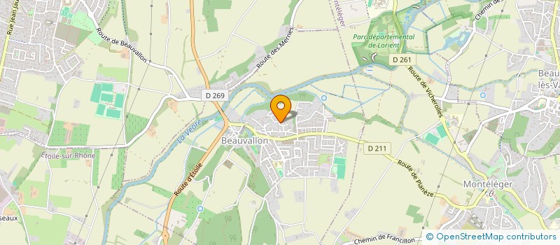 localisation de l'entreprise JLA  BEAUVALLON