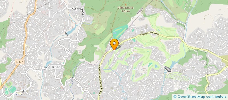 localisation de l'entreprise JLA  SAINT-RAPHAEL