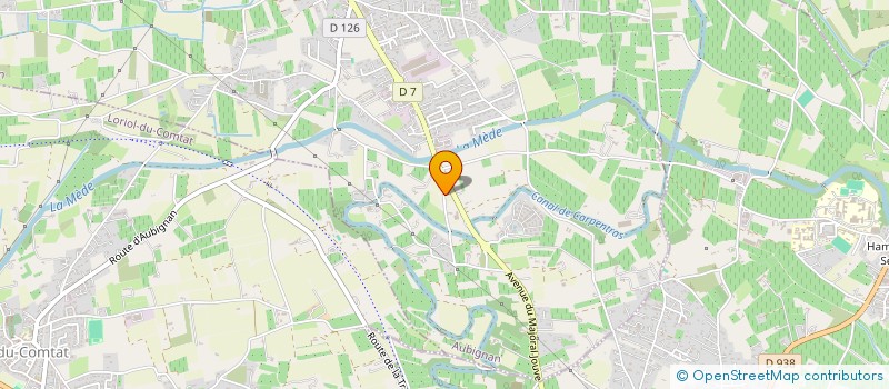 localisation de l'entreprise JLA  AUBIGNAN