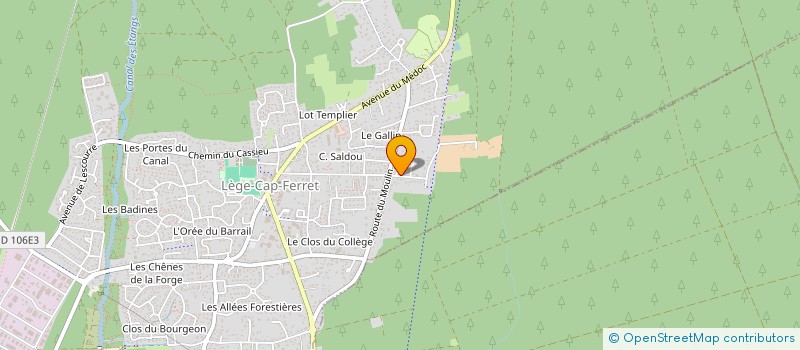 localisation de l'entreprise JLA CONSULT  LEGE-CAP-FERRET