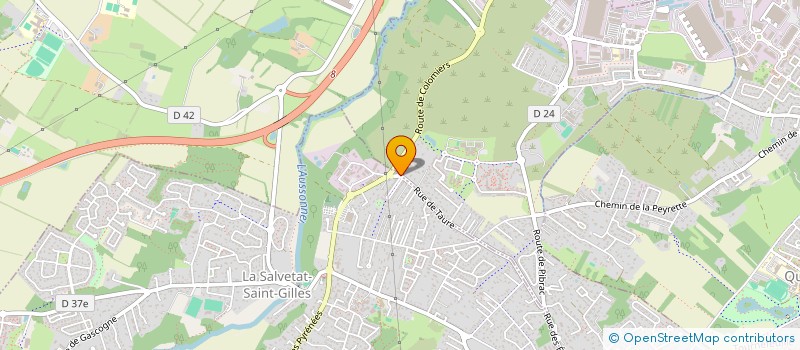 localisation de l'entreprise JLA CONSULTING SAP  LA SALVETAT-SAINT-GILLES