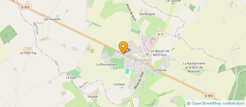localisation de l'entreprise JLA- GARAGE DU PROGRES à BERD'HUIS
