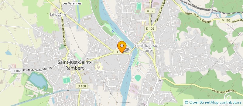 localisation de l'entreprise JLA IMMO  SAINT-JUST-SAINT-RAMBERT