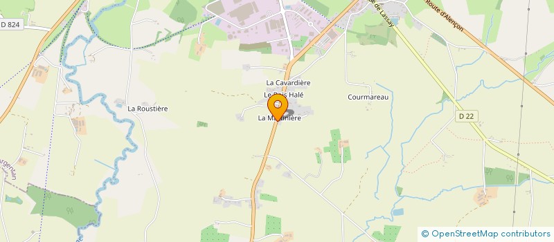 localisation de l'entreprise JLA IMMOBILIER à DOMFRONT-EN-POIRAIE