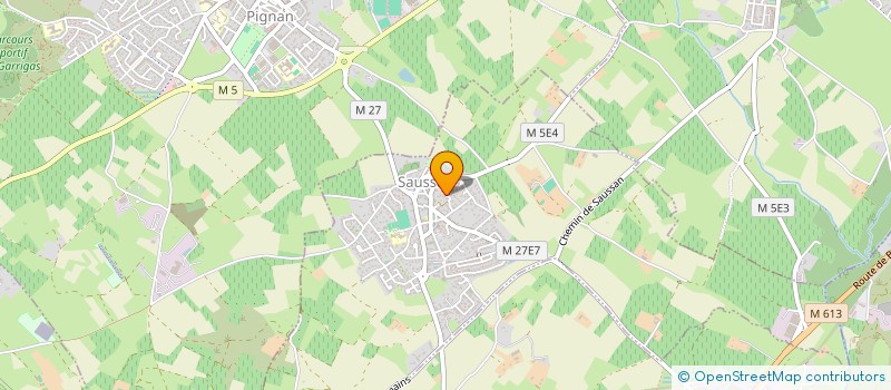 localisation de l'entreprise JLA INVEST  SAUSSAN